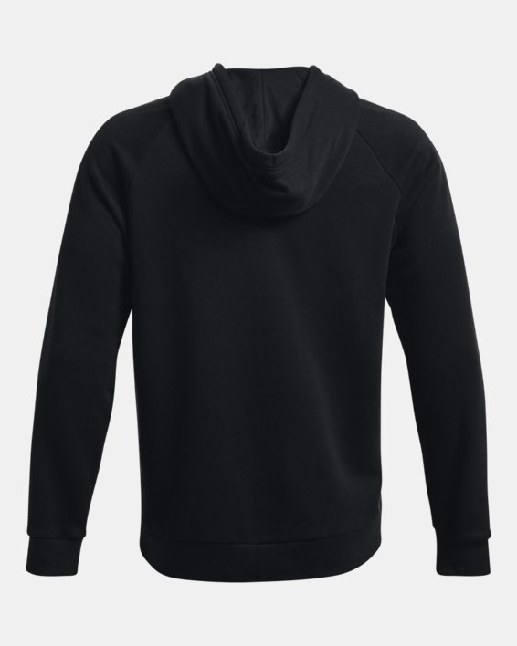 Men's UA Rival Fleece Graphic Hoodie, Black, pdpMainDesktop image number 5